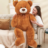 Toys Studio 51 inch Big Teddy Bear Cute Giant Stuffed Animals Soft Plush Toy for Girlfriend Kids for Birthday Christmas Valentin