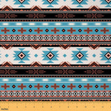 Erosebridal Aztec Fabric By The Yard Southwestern Upholstery Fabric Tribal Native American Decorative Fabric Brown Blue Abstract