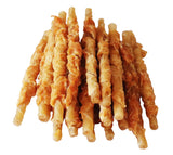 Pawant Chicken Wrapped Rawhides Dogs Treats Puppy Training Snacks Sticks Dog Chews 2lb