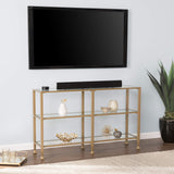 SEI Furniture Jaymes Narrow Metal Console Sofa Table, Multicolor (AMZ1775MC)