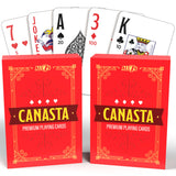 All7s Canasta Playing Cards - 2 Deck Set for Adults