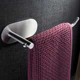 ZUNTO Upgraded Self-Adhesive Hand Towel Holder - No Drilling Wall Mounted Hand Towel Ring, 6.29 Inch Brushed SUS 304 Stainless S
