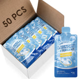 Loopeer 50 Pcs Bulk Individual Laundry Detergent Packets Travel 0.88oz