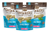 Merrick Fresh Kisses Double-Brush Dental Dog Treats with Mint Breath Strips for Small Dogs 5.5 Ounce (Pack of 3)