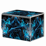 Strong Magnet Case Mtg Magic Deck Box Tcg Up to 200 Cards Creative Pattern Trading Card Storage Box for Collectible Card Games,