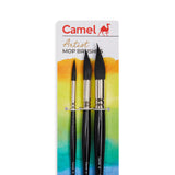 Camel Artist Mop Brush Assorted Pack Of 3