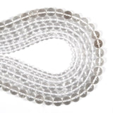 Malahill Gemstone Beads for Jewelry Making, Sold per Bag 5 Strands Inside, Clear Quartz 10mm