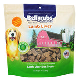 Bellyrubs Freeze-Dried Lamb Liver Treats for Small to Large Dogs 14oz | 100% Real Lamb Liver Chews | All-Natural Gluten & Grain