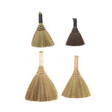 Creative CoOp Yarn Wrapped Handles, Multi Color Neutrals, Set of 4 Whisk Broom, 4