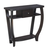 Convenience Concepts Newport 1 Drawer Dorchester Console Table with Shelf, Espresso