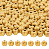 Mandala Crafts 1800 8mm Round Small Wooden Beads for Crafts Macrame Supplies - Customizable Gold Natural Wood Beads Bulk with Ho