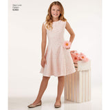 Simplicity New Look Patterns UN6360A Girls Sized for Tweens Dress, A (810121416)