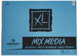 Canson XL Series Mixed Media Pad, Side Wire, 18x24 inches, 30 Sheets - Heavyweight Art Paper for Watercolor, Gouache, Marker, Pa