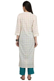 Gosriki Women'S Cotton Kurta (Kur190014-M_Medium_White),white,,B07QGLLKSJ