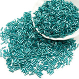 1440 Pcs Tube Bugle Beads, 2 6mm Colored Glass Beads for Jewelry Making, Earring, Necklace, Bracelet, Waist Beads, Clothing Acc