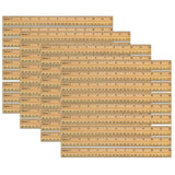 Westcott 12-inch School Wood Ruler, Pack of 36 (ACM10377-36)