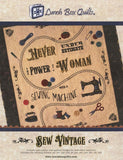 Sew Vintage Applique Design Quilt Pattern for Embroidery Machine Lunch Box Quilts
