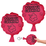4E's Novelty 2-Pack Large Whoopee Cushions, 7-Inch Self-Inflating Whoopie Cushion for Kids & Adults, Durable Whoopee Cushion Toy