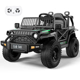 Evmore 12V Kids Toddler Ride On Truck Electric - 7Ah Large Battery Electric Vehicles with Remote Control, 2 Speeds, LED Lights,