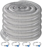 3 x 50' PVC Dust Collection Hose,3 Inch Dust Collector Hose for Woodworking Dust Collection Systems,Dust Collection Tube Flexibl