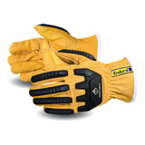 Superior Glove Endura Arc Flash Rated Goatskin Leather Work Gloves with ParaActiv Liner Cut Protection 378GKGVB (1 Pair Work Glo