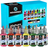Novarbee Fabric Paint, 12 Colors Puffy Paint, 0.67 Oz, Fabric Paint For Clothes, 3d Puffy Pens, Puffy Paint For Crafts, Canvas,