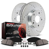 Power Stop Brake Kit For 2007-2014 Toyota FJ Cruiser, 2005-2022 Toyota Tacoma 6 Lug, 2003-2009 4Runner 12.56 Rotors - Front Carb