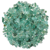 Asingeloo 450pcs 5-8mm Natural Green Aventurine Tumbled Chip Stone Beads Bulk Irregular Shaped Drilled Loose Gemstones Beads wit