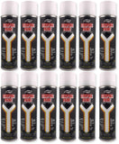 Aervoe 710 Striping Paint, White, Solvent-Based, 4 Wide Stripe, Fast Drying, Case of 12 Cans