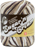 Lily Sugar N Cream The Original Ombre Yarn, 2oz, Gauge 4 Medium, 100% Cotton, Brown Machine Wash & Dry (10200202014)
