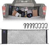 MICTUNING Truck Bed Cargo Net Highly Elastic Cargo Net with Storage Bag Small Mesh Durable Storage Organizer Compatible for 2013