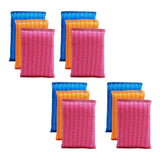 NonScratch Multi Colour Kitchen Utensil Scrubber Pad, MultiUse & Foam Pad Sponge Scourer for Dish, Utensils, Hard Surface Tool