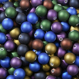 ANCADN 16mm Acrylic Beads 100pcs Dark Color Bead Chunk Bubblegum Beads for Pens for Necklace Jewelry Bracelets DIY Crafts Making