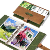 Lightwish Watercolor Sketchbook, 100% Cotton 300gsm Cold Press, 6.69 x 3.94, 20 Sheets, Binder Bound & Refillable, Acid Free P