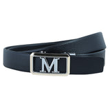 Zacharias MenS Faux Leather Belt Automatic Buckle Ass18 (Black;Free Size)