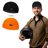 Xtrim Unisex Helmet Skull Cap For Bikers & Cyclists, Cotton Inner Cap, Sweat Absorbing Cooling Beanie For Men & Women, Summer Sk