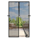 MAGZO Magnetic Screen Door, Fits Door Size 36'' x 96''(Mesh Size 38'' x 97''), Scratch-Proof Polyester, Pet Friendly, Easy Insta