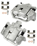 cciyu Rear Left & Right Brake Calipers With Bracket 19B2583 19B2582 For Subaru 2000-2006 (2PCS)