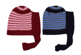 Queen Style Quality Woolen Headscarf For Women And GirlsPack Of 2 (Mrn&Skyb, Free Size)