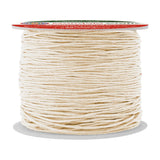 Mandala Crafts 1mm 109 Yards Cream Cotton Waxed Cord for Jewelry Making Bracelet Cord Waxed String - Beading String Thread Jewel