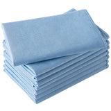 Vnoss Microfiber Glass Cleaning Cloth 8 Pack, 16 Inch x 12 Inch, Lint Free Quickly Clean Window, Glasses, Windshields, Mirrors,