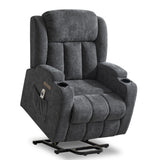 Sfxingyou Power Lift Recliner Chair for Elderly with Massage and Heat, Recliner Chairs for Adults, Upgraded Fabric Reclining Sof