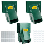BETOOLL Swing Sets Brackets - 2 A-Frame Swing Set Brackets and 1 Middle Swing Bracket with All Mounting Heavy Duty Hardware Incl