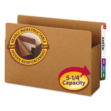 Smead 74790 TUFF Pocket 5Inch Exp File Pockets Straight Legal Redrope 10/Box