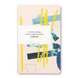 Compendium Softcover Journal - To exist is to change to go on creating oneself endlessly. - A Write Now Journal with 128 Lined P
