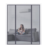 Fiberglass Magnetic Screen Door Mesh - Heavy Duty Magic Door Screen Closure with Magnets for Sliding, Patio, French, Front and B