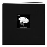 Pioneer MB10CB-F/BK 12 Inch by 12 Inch Postbound Fabric Frame Cover Memory Book, Black