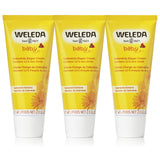 Weleda Baby Calendula Diaper Cream, 2.8 Fluid Ounce (Pack of 3), Plant Rich Protection with Calendula, Chamomile, Sweet Almond O