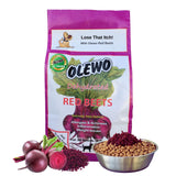 Olewo Original Red Beets for Dogs - Natural Anti Itch for Dogs, Dog Food Topper, Immune, Cleansing, Skin & Coat Support, Dehydra