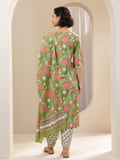 Libas Women'S Pure Cotton Floral Kurta Sets (400156O_Green_S)